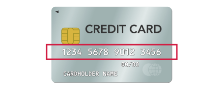 カード番号を入力し申請完了